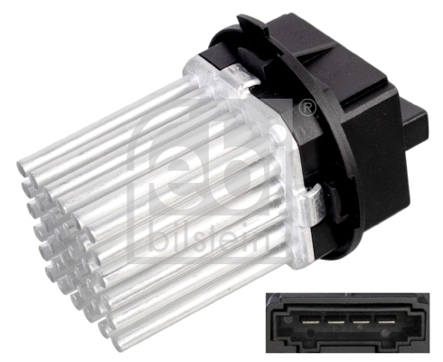 Resistor, interior blower